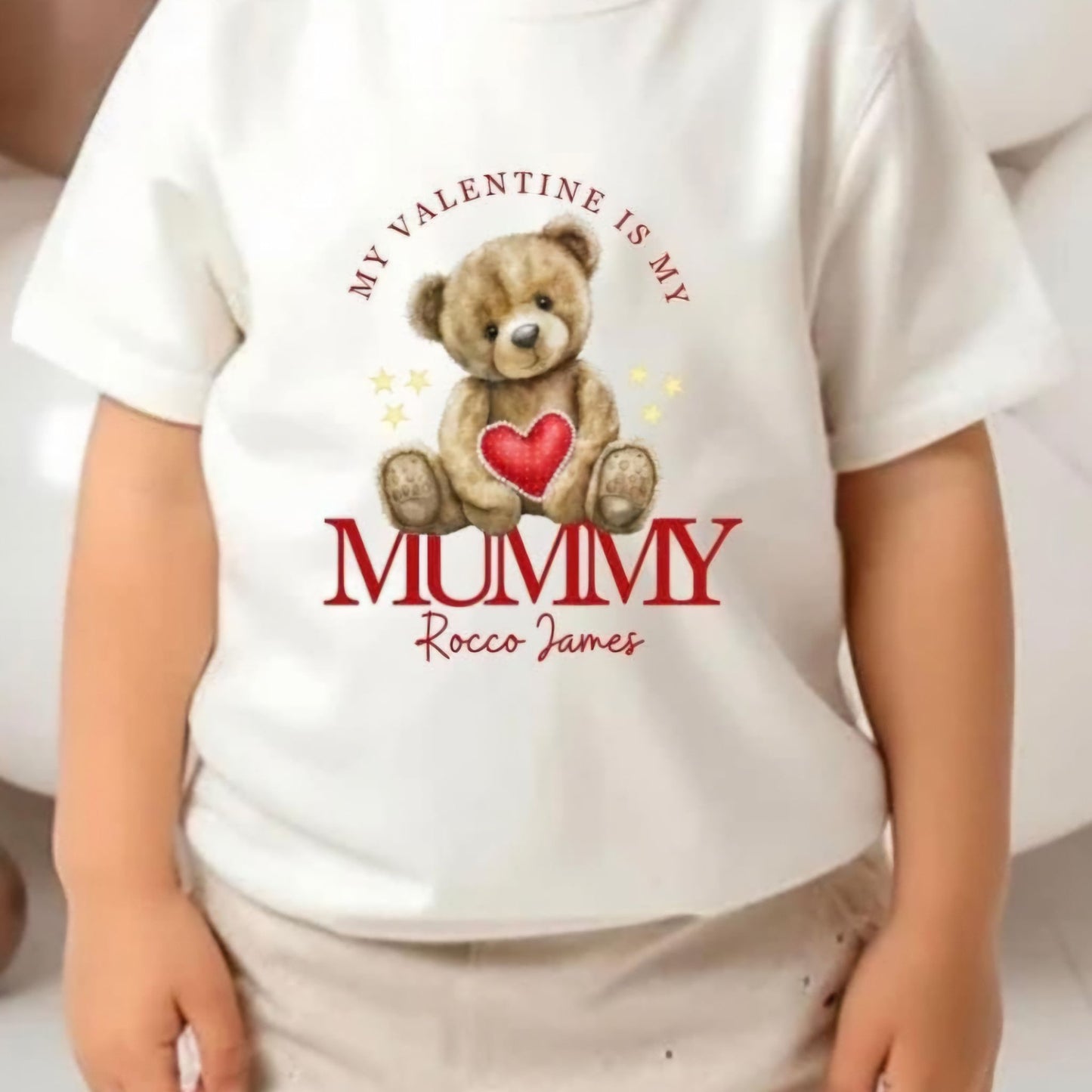Personalised Valentine's Babygrow - Teddy Bear Valentine 💕