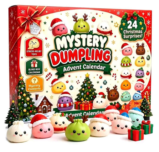 🎄🥟 Mystery Dumpling Advent Calendar – 24 Christmas Surprises! 🥟🎄
