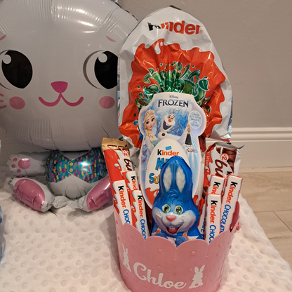 Personalised Kinder Easter Hamper