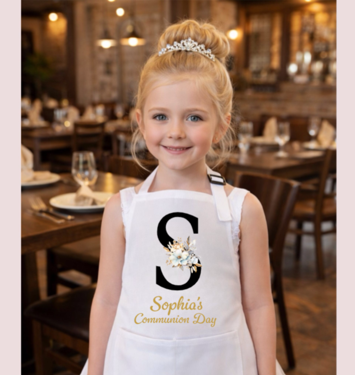 Girls Communion Apron