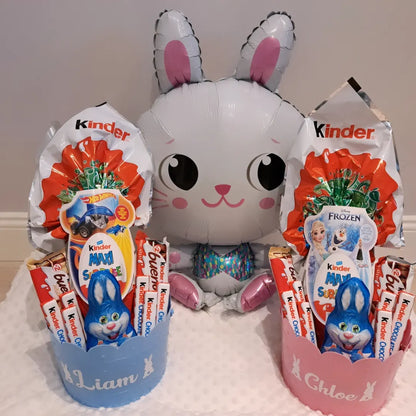 Personalised Kinder Easter Hamper
