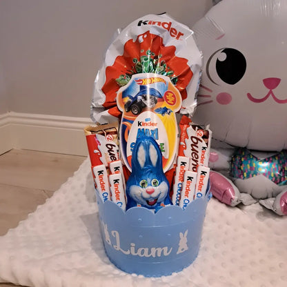 Personalised Kinder Easter Hamper