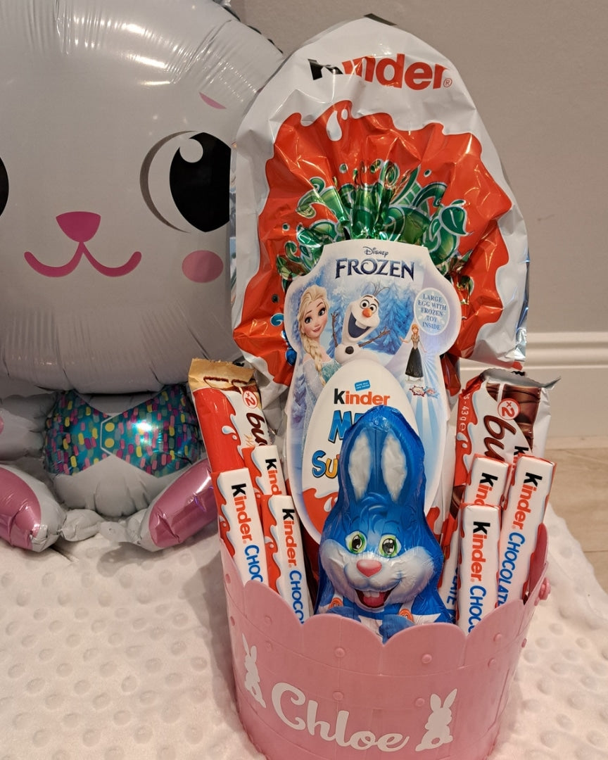 Personalised Kinder Easter Hamper