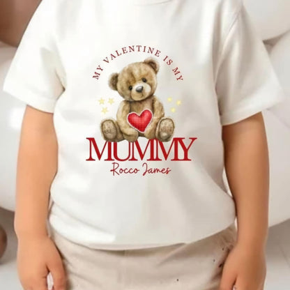Personalised Valentine's Babygrow - Teddy Bear Valentine 💕