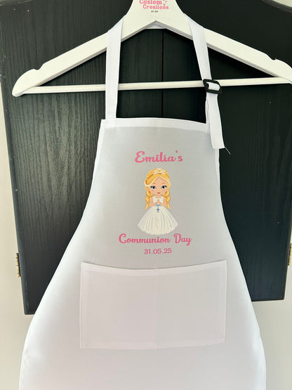 Girls Communion Apron