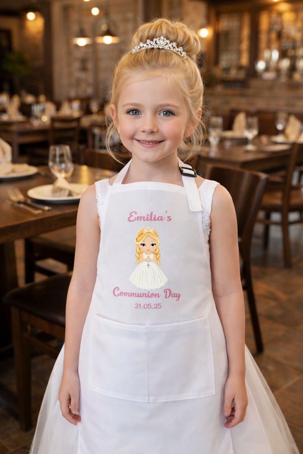 Girls Communion Apron