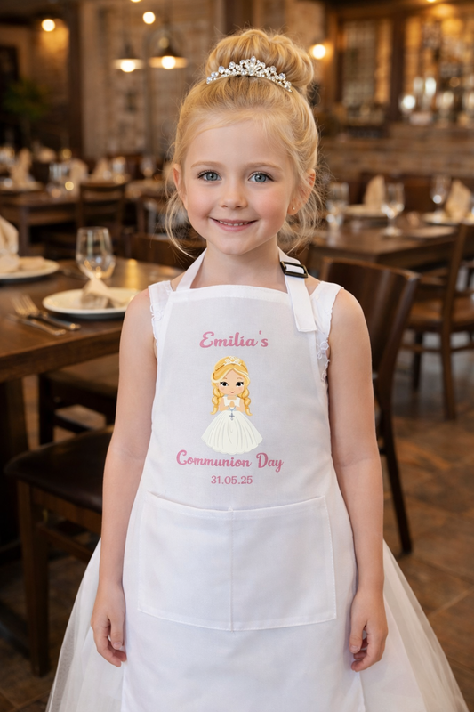Girls Communion Apron