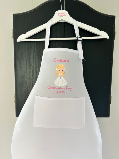 Girls Communion Apron