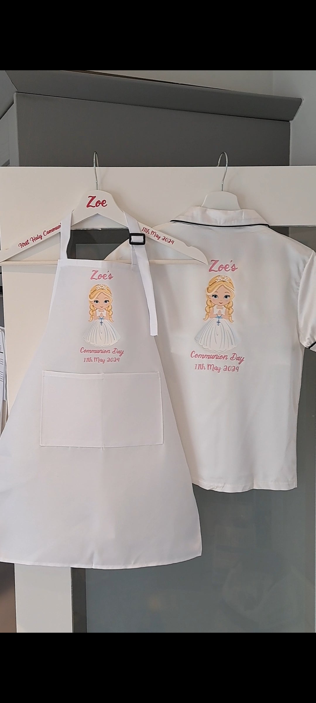 Girls Communion Apron