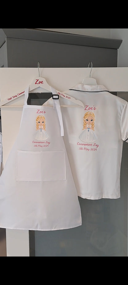 Girls Communion Apron