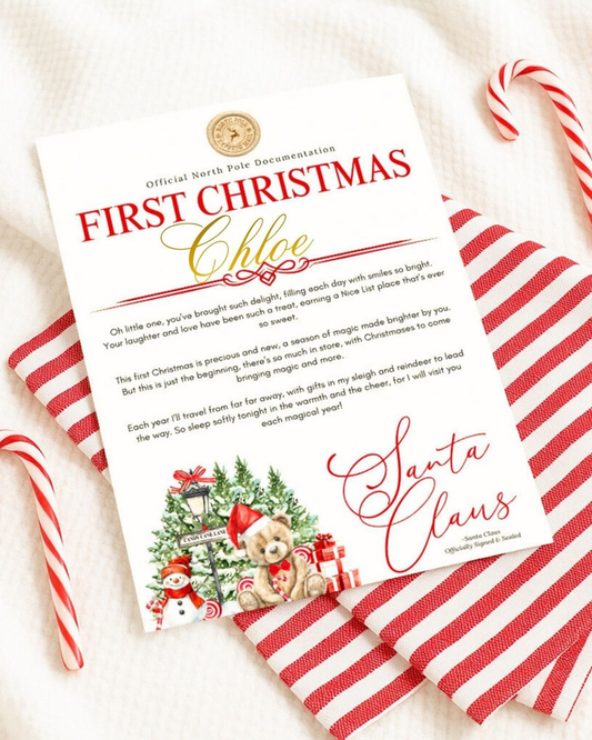 Personalised My First Christmas Letter from Santa