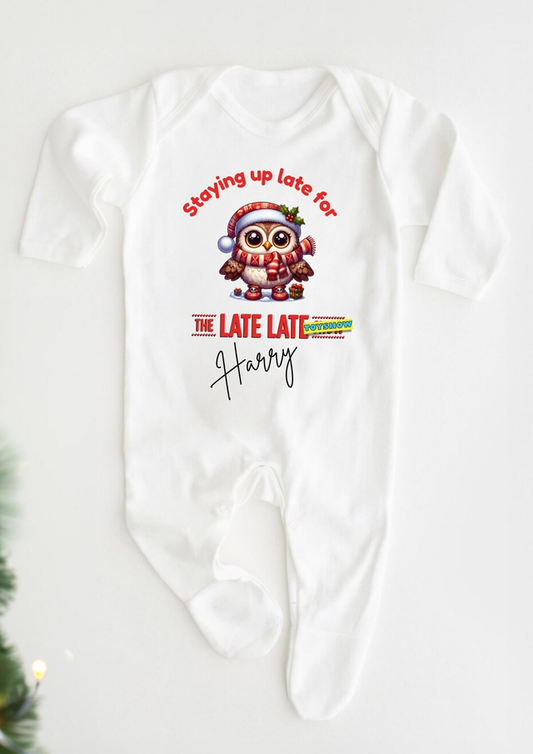 Late Late Toy Show Babygrow - Baby First Christmas