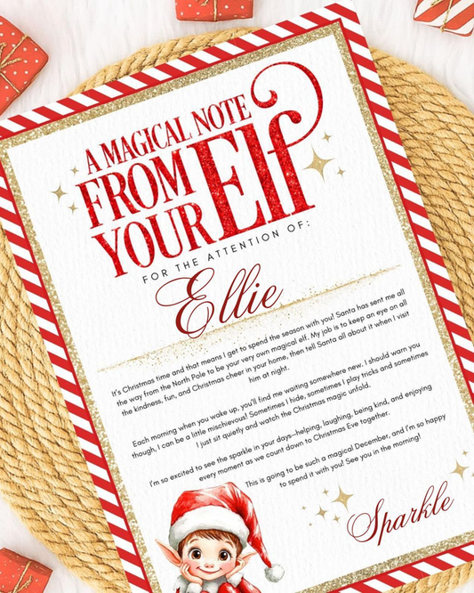 Personalised Magical Notes from Your Christmas Elf