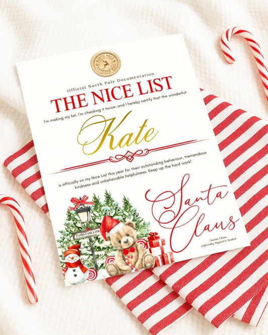 Personalised Letter from Santa – Classic Christmas Design