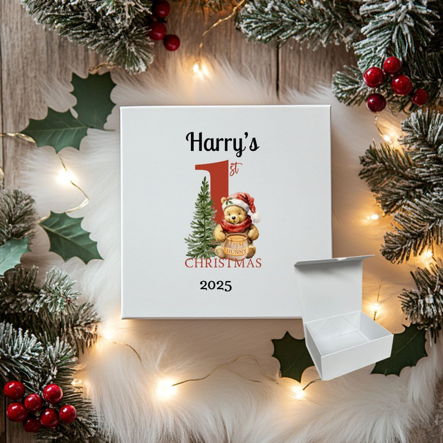Personalised Christmas Keepsake Gift Box Design 2