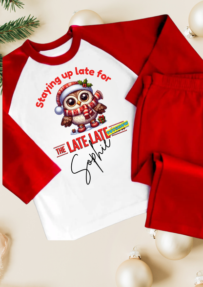 Personalised Late Late Toy Show Pyjamas