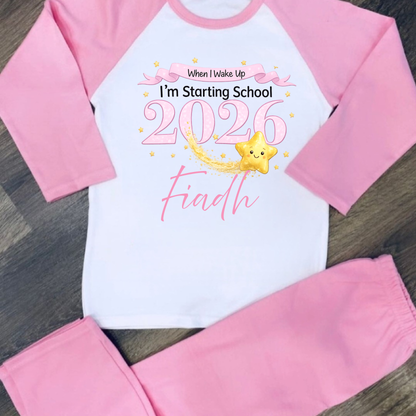 Personalised First Day of School PJs