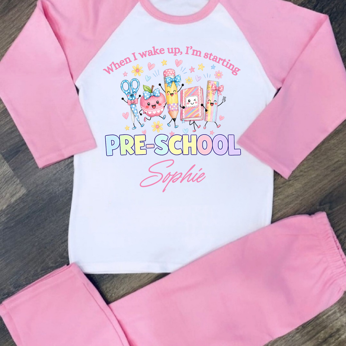 Personalised First Day of School PJs