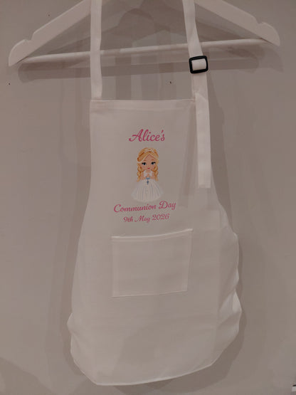 Girls Communion Apron