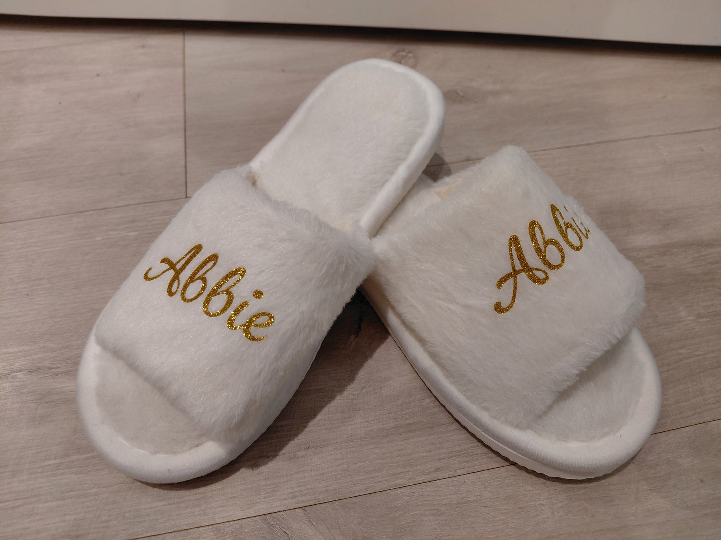 Personalised Kids Fluffy Slippers