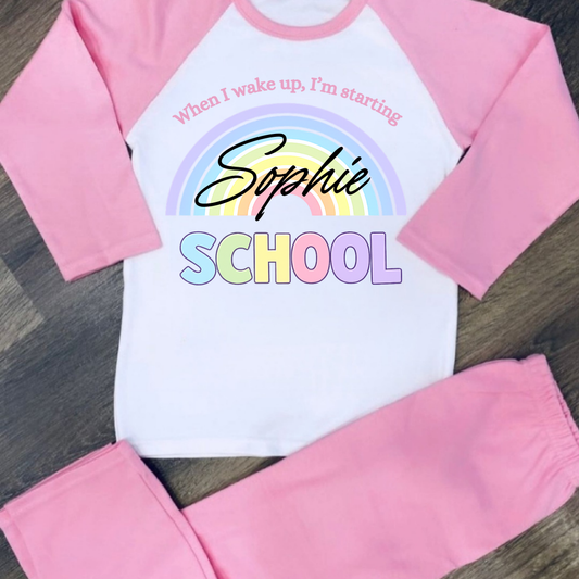 Personalised First Day of School PJs