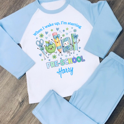 Personalised First Day of School PJs
