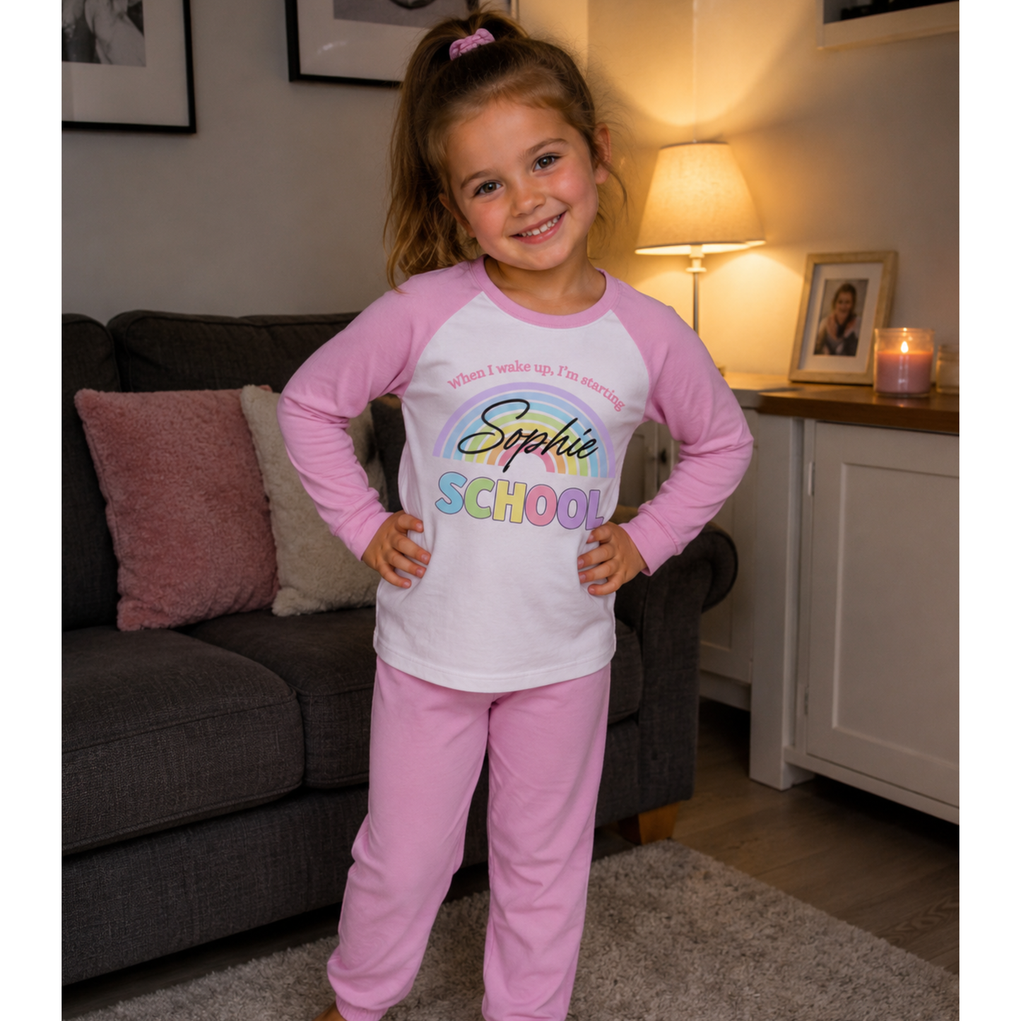 Personalised First Day of School PJs