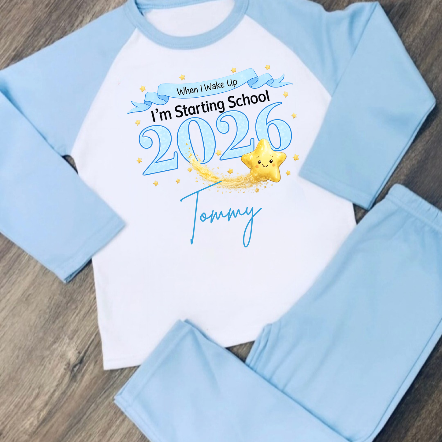 Personalised First Day of School PJs