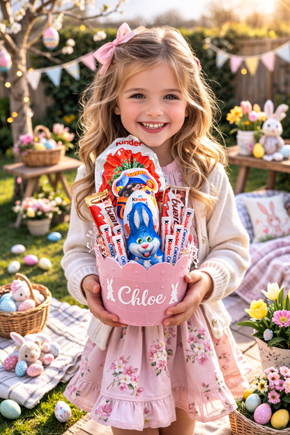 Personalised Kinder Easter Hamper