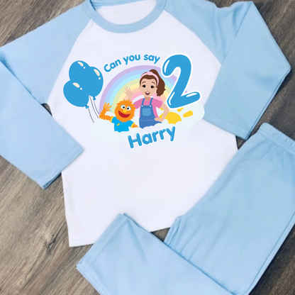 Ms. Rachel - Personalised Birthday Pyjamas