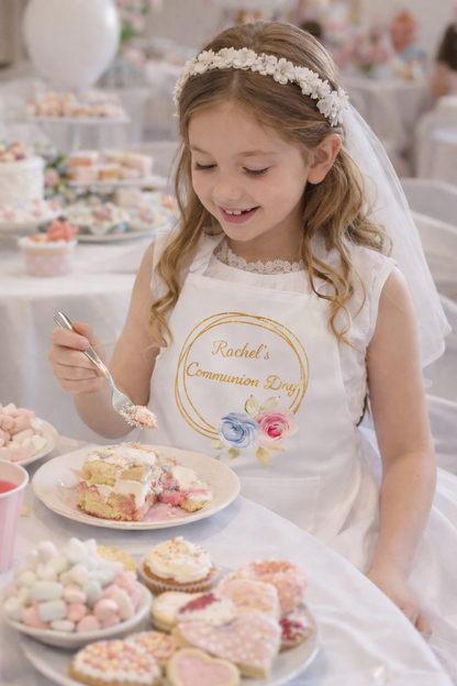 Girls Communion Apron