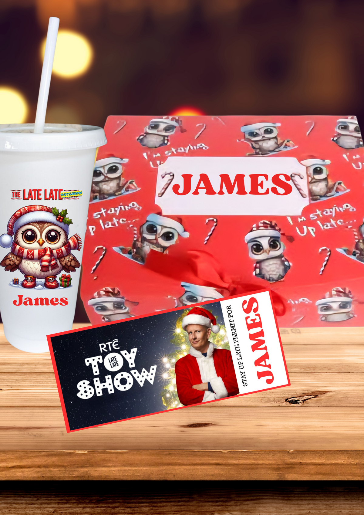 Personalised Late Late Toy Show Gift Set