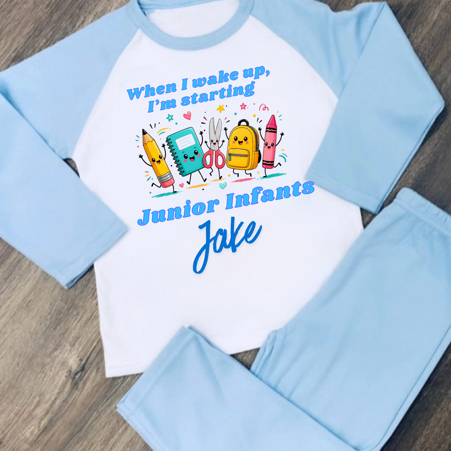 Personalised First Day of School PJs