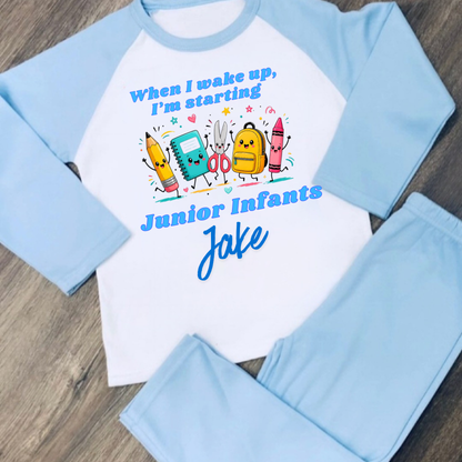 Personalised First Day of School PJs
