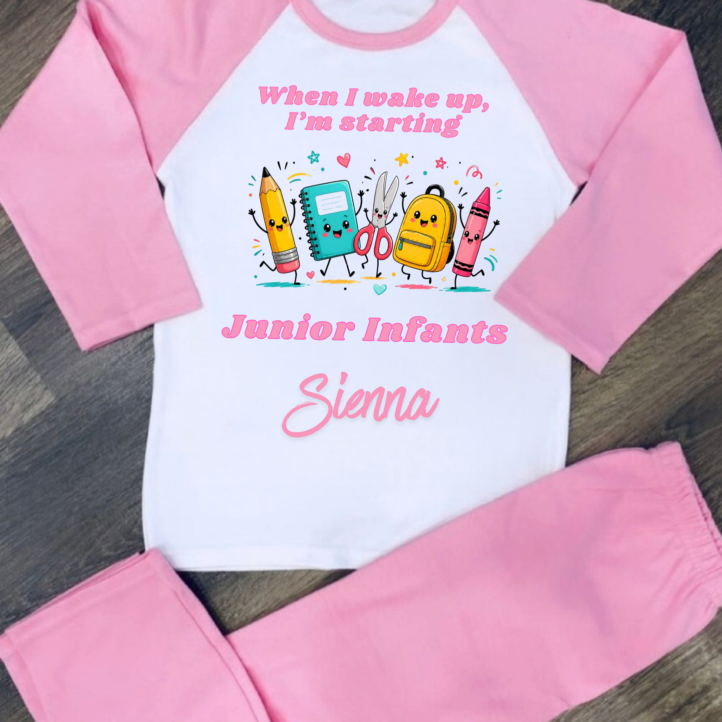 Personalised First Day of School PJs
