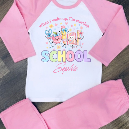 Personalised First Day of School PJs