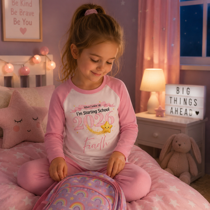 Personalised First Day of School PJs